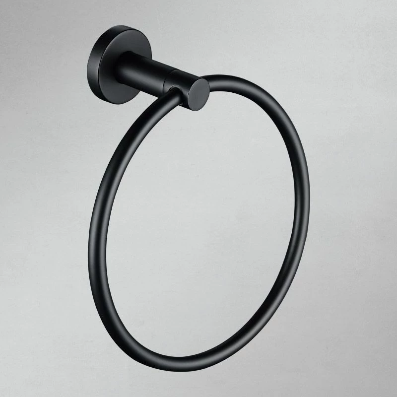 Anneau Porte Serviette Noir Mat, Roll 4 Anneau Porte Serviette Noir Mat, Roll – Image 2