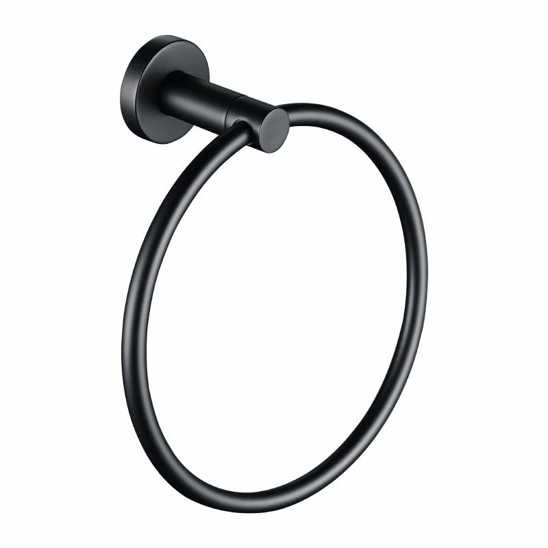 Anneau Porte Serviette Noir Mat, Roll 3 Anneau Porte Serviette Noir Mat, Roll