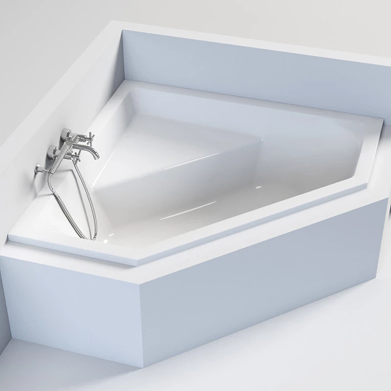 Baignoire D'angle Cavallo, 140 X 140 Cm 7 Baignoire D'angle Cavallo, 140 X 140 Cm – Image 5