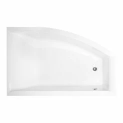 Baignoire Asymétrique Droite, 160x105 Cm, Veronella -Produits De Salle De Bain Soldes 2024 baignoire asymetrique droite 160 x 105 cm veronella 2