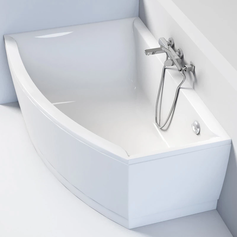 Baignoire Asymétrique Gauche, 160 X 105 Cm, Veronella 3 Baignoire Asymétrique Gauche, 160 X 105 Cm, Veronella