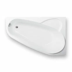 Baignoire D'angle Asymétrique Droite, 160 X 105 Cm, Selena -Produits De Salle De Bain Soldes 2024 baignoire d angle asymetrique droite 160 x 105 cm selena 2