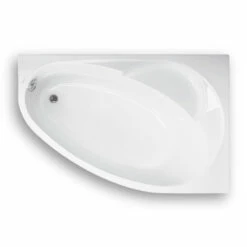 Baignoire D'angle Droite, 150 X 100 Cm, Flora -Produits De Salle De Bain Soldes 2024 baignoire d angle droite 150 x 100 cm flora 2
