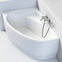 Baignoire D'angle Gauche, 150 X 100 Cm, Flora