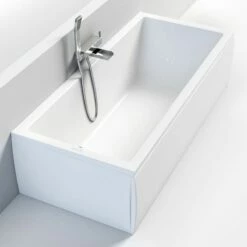 Baignoire Rectangulaire, 170x75 Cm, Acrylique, Cavallo -Produits De Salle De Bain Soldes 2024 baignoire encastrable cavallo 170x75 cm 4