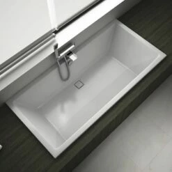 Baignoire Rectangulaire, 190x90 Cm, Acrylique, Cavallo -Produits De Salle De Bain Soldes 2024 baignoire encastrable cavallo 190x90 cm 2