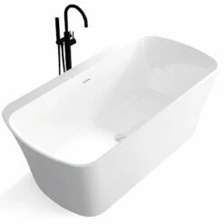 Baignoire îlot Avec Plage, 170x80cm, Acrylique, Olia2