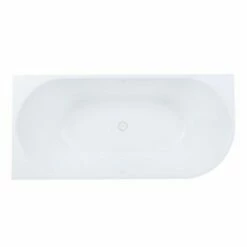 Baignoire îlot D'angle Gauche, 150x78,5 Cm Ou 169,5x80,5 Cm, Acrylique, Paros -Produits De Salle De Bain Soldes 2024 baignoire ilot d angle gauche 150x785 cm ou 1695x805 cm paros 3