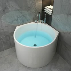 Produits De Salle De Bain Soldes 2024 -Produits De Salle De Bain Soldes 2024 baignoire ilot d angle ronde o80 ou o90 cm kios 1