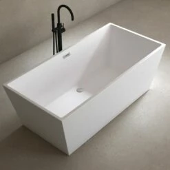 Baignoire îlot En Acrylique Mat, 170x80 Cm, Kadra -Produits De Salle De Bain Soldes 2024 baignoire ilot en acrylique mat 170x80 cm kadra 2