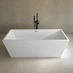 Baignoire îlot En Acrylique Mat, 170x80 Cm, Kadra -Produits De Salle De Bain Soldes 2024 baignoire ilot en acrylique mat 170x80 cm kadra 3