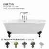 Baignoire îlot En Fonte, 170x77 Cm, Liverpool -Produits De Salle De Bain Soldes 2024 baignoire ilot en fonte 170x77 cm liverpool
