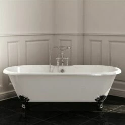 Baignoire îlot En Fonte, 170x77 Cm, Liverpool -Produits De Salle De Bain Soldes 2024 baignoire ilot en fonte 170x77 cm liverpool 2