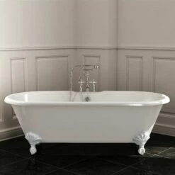 Baignoire îlot En Fonte, 170x77 Cm, Liverpool -Produits De Salle De Bain Soldes 2024 baignoire ilot en fonte 170x77 cm liverpool 4