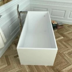 Baignoire îlot Rectangulaire, 158x68 à 180x76 Cm, Résine Minérale, Mineral 12 Baignoire îlot Rectangulaire, 158x68 à 180x76 Cm, Résine Minérale, Mineral -Produits De Salle De Bain Soldes 2024 baignoire ilot mineral 170 4