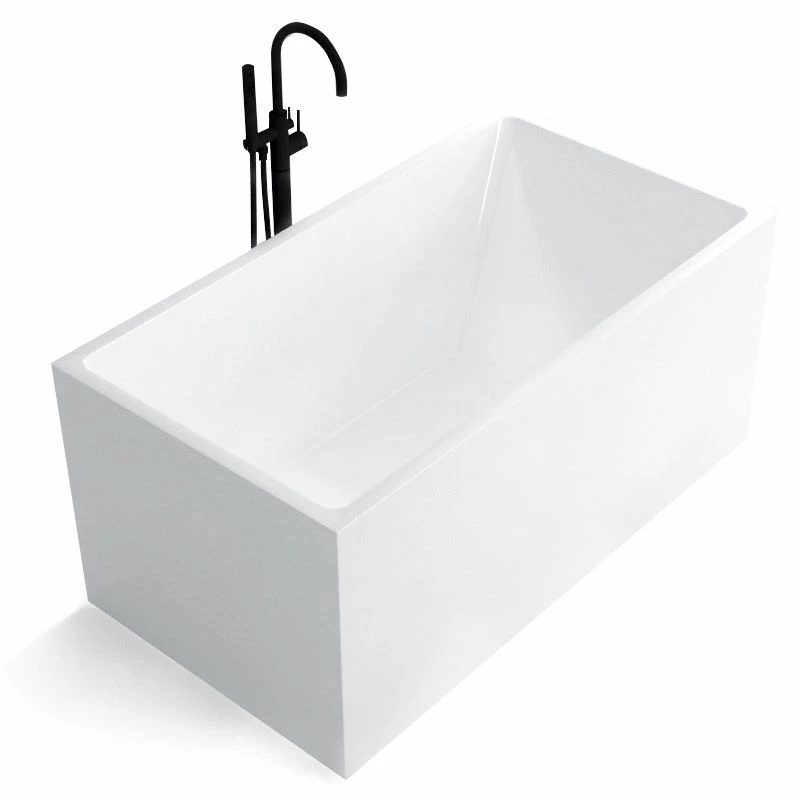 Baignoire îlot Rectangulaire, 110 à 130 Cm Acrylique, Little 3 Baignoire îlot Rectangulaire, 110 à 130 Cm Acrylique, Little