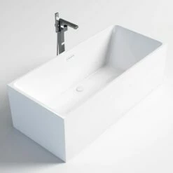 Baignoire îlot Rectangulaire, 140 à 180 Cm Acrylique, Varese -Produits De Salle De Bain Soldes 2024 baignoire ilot rectangulaire 160x75cm acrylique varese 2