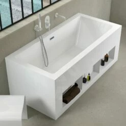 Baignoire îlot Rectangulaire Avec 3 Niches, 150, 160 Ou 170 Cm, Bibilo 12 Baignoire îlot Rectangulaire Avec 3 Niches, 150, 160 Ou 170 Cm, Bibilo -Produits De Salle De Bain Soldes 2024 baignoire ilot rectangulaire avec 3 niches 150 160 ou 170 cm bibilo 4