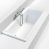 Baignoire Rectangulaire, 170 X 75 Cm, Acrylique, Veronella -Produits De Salle De Bain Soldes 2024 baignoire rectangulaire 170x75 cm acrylique veronella