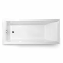 Baignoire Rectangulaire, 170 X 75 Cm, Acrylique, Veronella -Produits De Salle De Bain Soldes 2024 baignoire rectangulaire 170x75 cm acrylique veronella 2