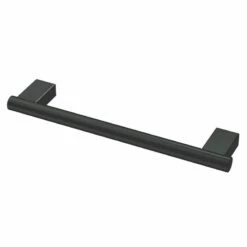 Barre D'appui Droite 40 Cm, Noir Brossé, Châtelet