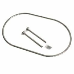 Barre Ovale 120x60 Cm, Pour Rideau, Chromé -Produits De Salle De Bain Soldes 2024 barre ovale 120x60 cm pour rideau chrome 2