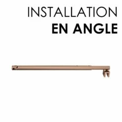 Barre Pour Installation En Angle, Pour Paroi Altea, Doré Rose Brossé