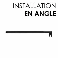 Barre Pour Installation En Angle, Pour Paroi Altea, Noir Mat