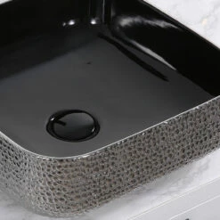 Bonde Clic-Clac Avec Trop-plein Et Cache Céramique Noir Brillant -Produits De Salle De Bain Soldes 2024 bonde clic clac avec trop plein et cache ceramique noir brillant 2