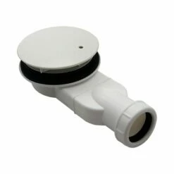 Bonde De Douche Ø90mm Pour Receveur Bora, Blanche