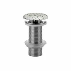 Bonde Fixe Avec Cache-bonde Finition Terrazzo Blanc, T14