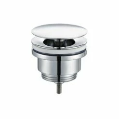 Bonde Lavabo à Clapet Fixe Laiton Chromé