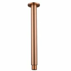 Bras De Douche Plafond, Doré Rose Brossé