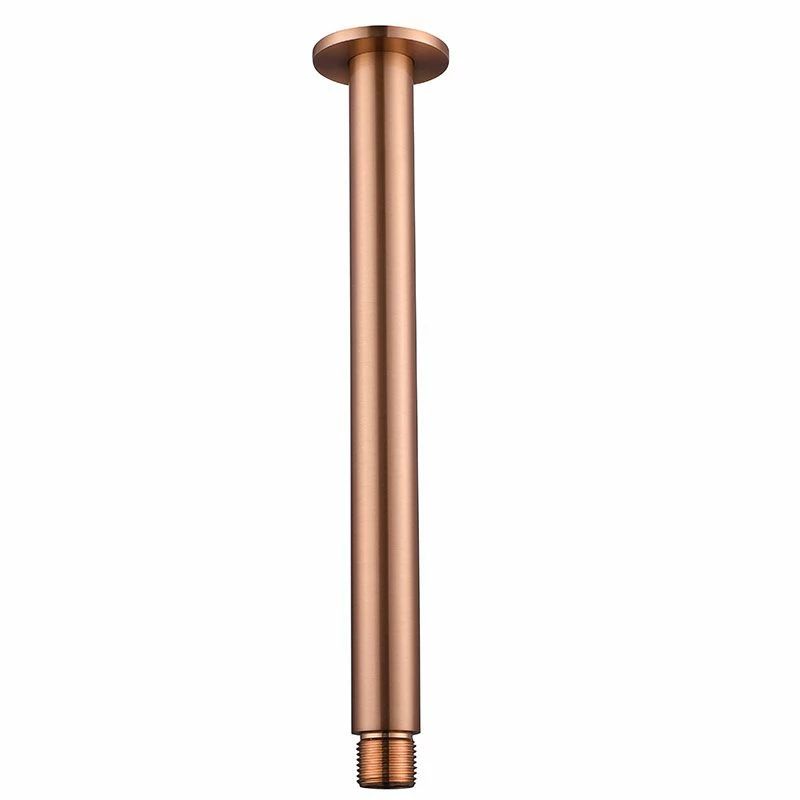 Bras De Douche Plafond, Doré Rose Brossé 3 Bras De Douche Plafond, Doré Rose Brossé