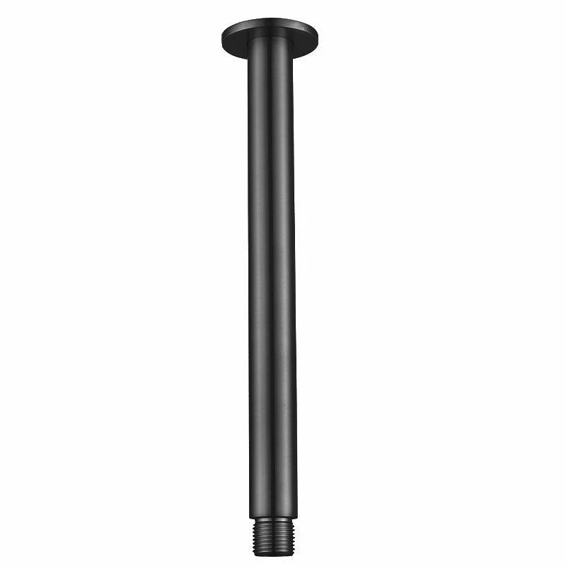 Bras De Douche Plafond, Gun Métal Brossé 3 Bras De Douche Plafond, Gun Métal Brossé