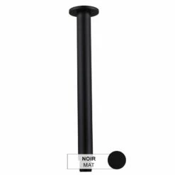 Bras De Douche Plafond, Noir Mat -Produits De Salle De Bain Soldes 2024 bras de douche plafond noir mat 1