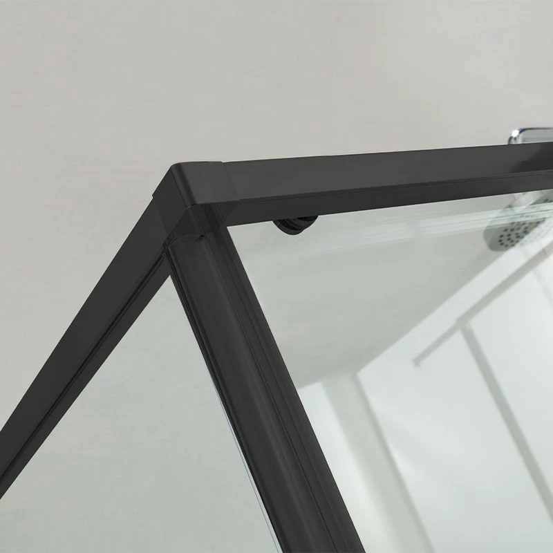 Cabine De Douche Coulissante 100,120 Ou 140 X 70, 80 Ou 90 Cm, Noir Mat, Arena 5 Cabine De Douche Coulissante 100,120 Ou 140 X 70, 80 Ou 90 Cm, Noir Mat, Arena – Image 3