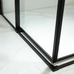 Cabine De Douche Coulissante 80x80 Ou 90x90 Cm, Noir Mat, Arena Black -Produits De Salle De Bain Soldes 2024 cabine de douche coulissante 80x80 ou 90x90 cm noir mat arena black 4