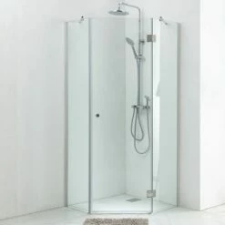 Cabine De Douche Pentagonale, 80x80 Ou 90x90 Cm, Penta