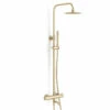 Colonne Bain-douche Thermostatique Doré Brossé Avec Douchette Tube, Châtelet III 2 Colonne Bain-douche Thermostatique Doré Brossé Avec Douchette Tube, Châtelet III -Produits De Salle De Bain Soldes 2024 colonne bain douche thermostatique dore brosse avec douchette tube chatelet iii