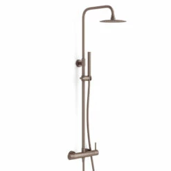 Colonne De Douche Mitigeur En Inox Cuivré Brossé, Châtelet III