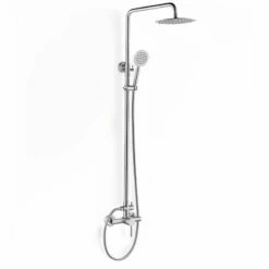 Colonne De Douche Mitigeur, Inox Brossé, Steel