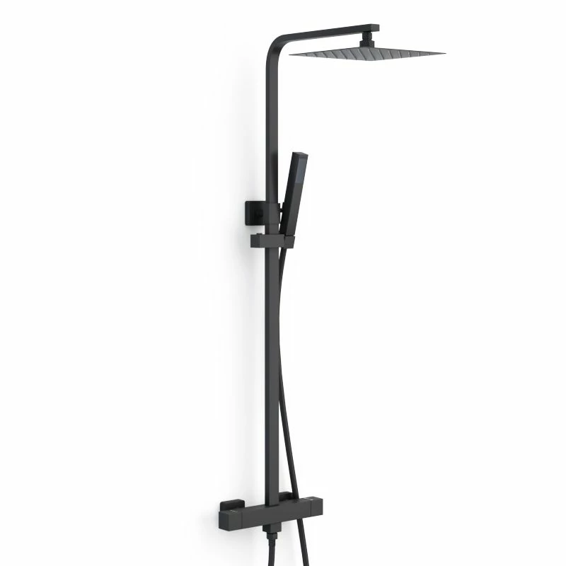 Colonne De Douche Mitigeur, Noir Mat, Tuileries II 3 Colonne De Douche Mitigeur, Noir Mat, Tuileries II