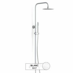 Colonne De Douche Thermostatique Châtelet III, Blanc Mat -Produits De Salle De Bain Soldes 2024 colonne de douche thermostatique chatelet iii blanc mat 1