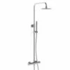 Colonne De Douche Thermostatique Châtelet III, Chrome -Produits De Salle De Bain Soldes 2024 colonne de douche thermostatique chatelet iii inox poli