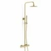 Colonne De Douche Thermostatique Doré Brossé, Châtelet 2 Colonne De Douche Thermostatique Doré Brossé, Châtelet -Produits De Salle De Bain Soldes 2024 colonne de douche thermostatique dore brosse chatelet