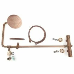 Colonne De Douche Thermostatique Doré Rose Brossé, Châtelet 13 Colonne De Douche Thermostatique Doré Rose Brossé, Châtelet -Produits De Salle De Bain Soldes 2024 colonne de douche thermostatique dore rose brosse chatelet 5