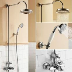 Liberty, Colonne De Douche Thermostatique -Produits De Salle De Bain Soldes 2024 colonne de douche thermostatique libertychrome 1