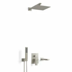 Composition Bain-douche à Encastrer, Inox Brossé, Tuileries -Produits De Salle De Bain Soldes 2024 composition bain douche a encastrer inox brosse tuileries 1