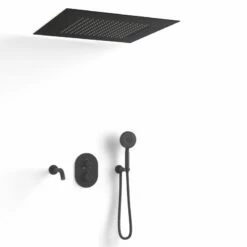 Composition Bain-douche Thermostatique Avec Ciel De Pluie Encastré Noir Mat, Châtelet 13 Composition Bain-douche Thermostatique Avec Ciel De Pluie Encastré Noir Mat, Châtelet -Produits De Salle De Bain Soldes 2024 composition bain douche thermostatique avec ciel de pluie encastre noir mat chatelet 3